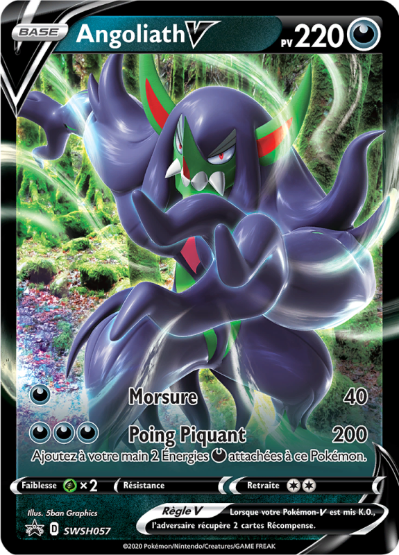 Carte Pokémon Angoliath-V SWSH057 Promo SWSH
