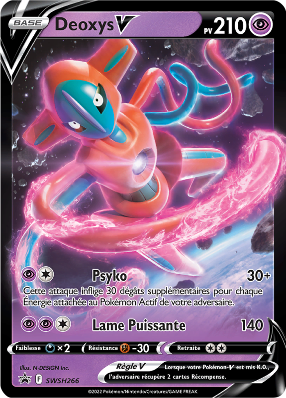 Carte Pokémon Deoxys-V SWSH266 Promo SWSH