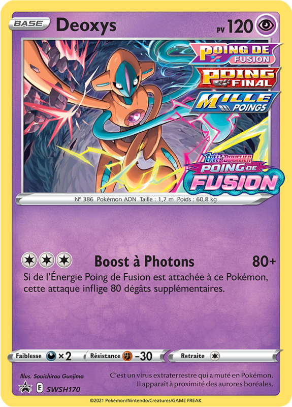 Carte Pokémon Deoxys SWSH170 Promo SWSH