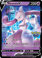 Carte Pokémon Mewtwo-V SWSH223 Promo SWSH