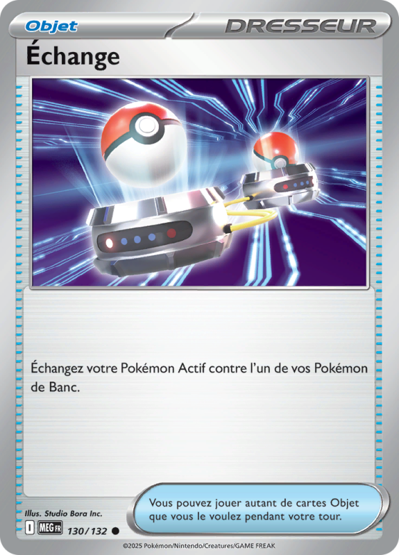 Carte Pokémon Échange 130/132 Commune Méga-Évolution (JCC)