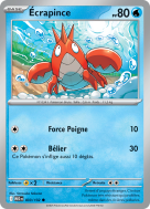 Carte Pokémon Écrapince 033/132 Commune Méga-Évolution (JCC)