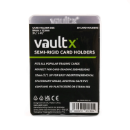 VaultX - Card Savers Semi-Rigide - Haute Transparence
