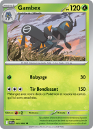 Carte Pokémon Gambex 010/094 Peu commune Flammes Fantasmagoriques