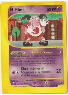 Carte Pokémon M.Mime 95b/147 Commune Aquapolis