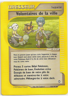 Carte Pokémon Volontaires de la ville 136/147 Peu commune Aquapolis