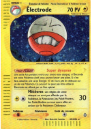 Carte Pokémon Électrode H7/H32 Holographique Aquapolis
