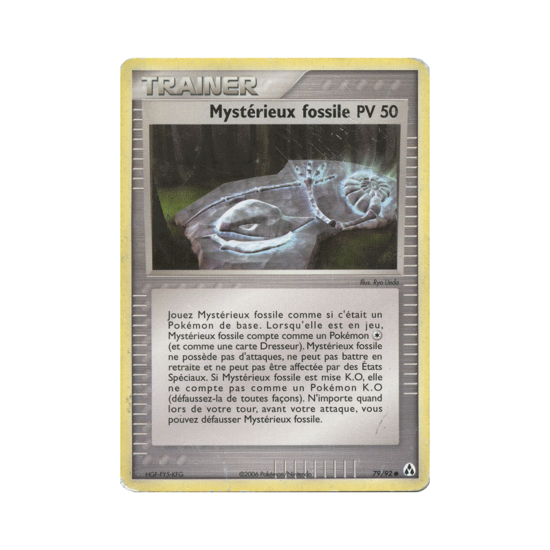 Carte Pokémon Mystérieux fossile 79/92 Commune Créateurs de légendes