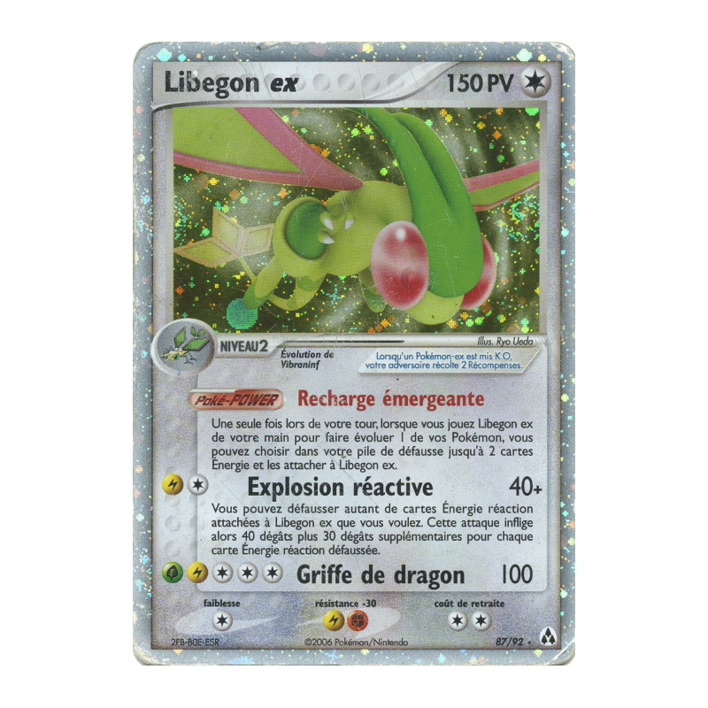 Carte Pokémon Libegon ex 87/92 Ultra Rare Créateurs de légendes