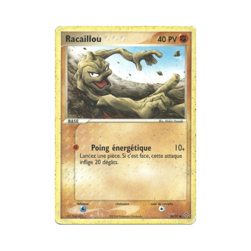 Carte Pokémon Racaillou 56/97 Commune Dragon
