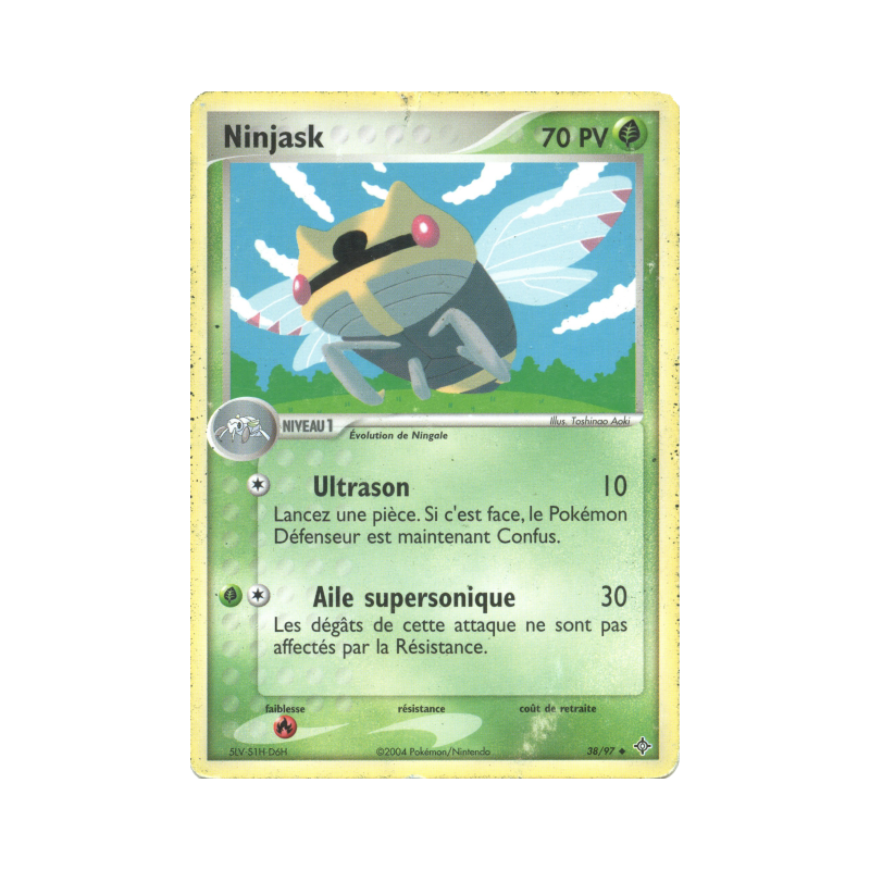 Carte Pokémon Ninjask 38/97 Peu commune Dragon