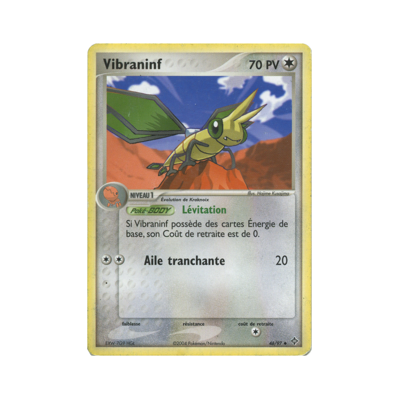Carte Pokémon Vibraninf 46/97 Peu commune Dragon