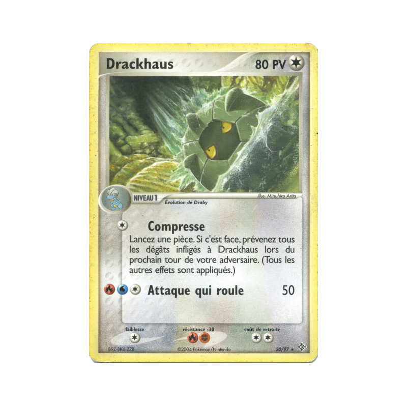 Carte Pokémon Drackhaus 20/97 Rare Dragon