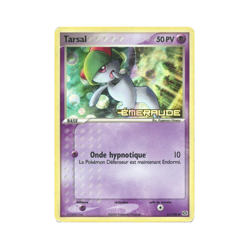 Carte Pokémon Tarsal 61/106 Commune Émeraude