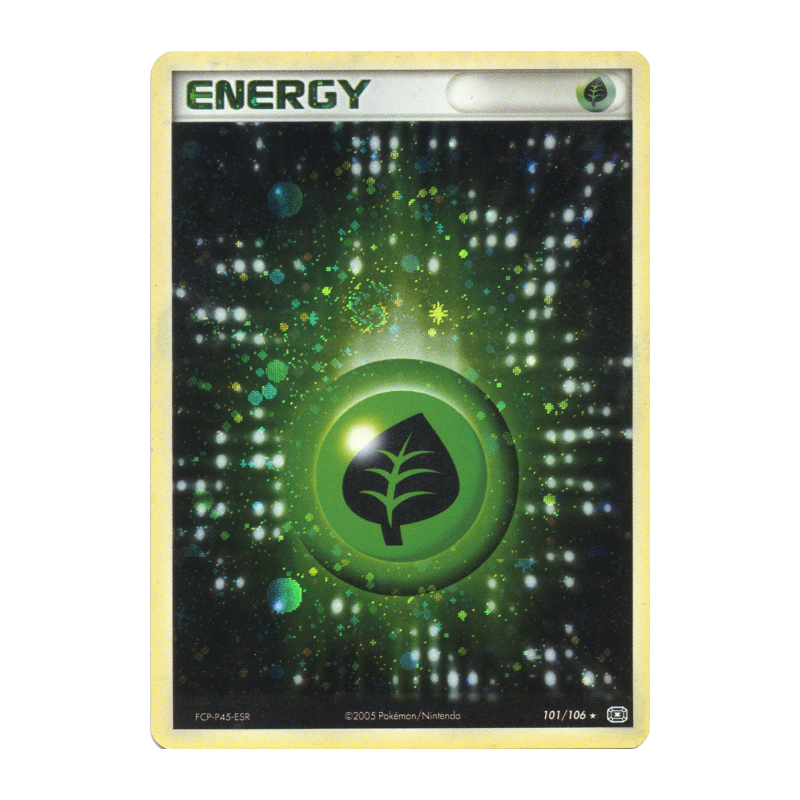 Carte Pokémon Énergie Plante 101/106 Holographique Émeraude