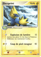 Carte Pokémon Elecsprint 16/106 Rare Émeraude