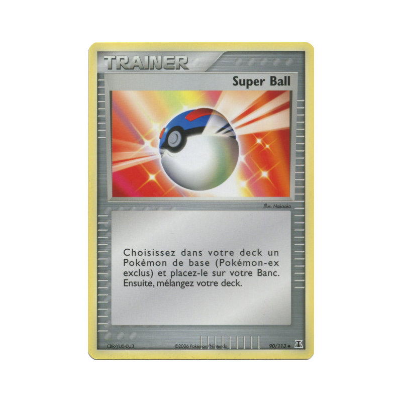 Carte Pokémon Super Ball 90/113 Peu commune Espèces Delta