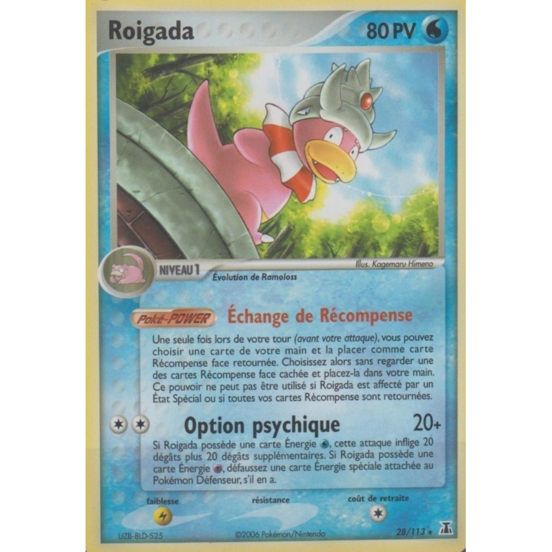 Carte Pokémon Roigada 28/113 Rare Espèces Delta