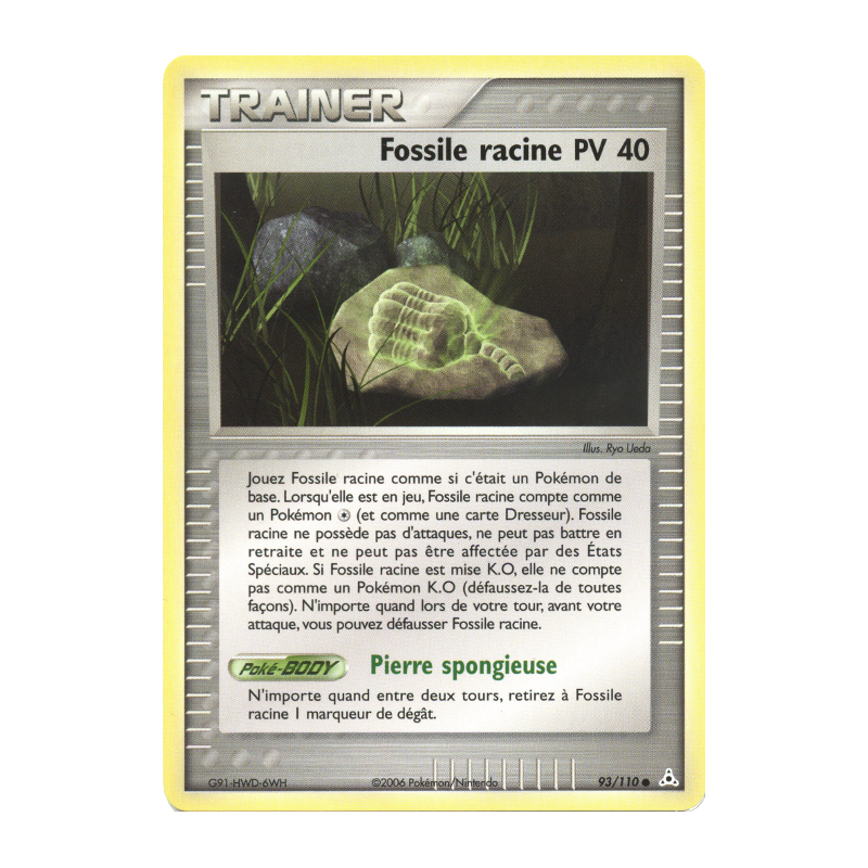 Carte Pokémon Fossile racine 93/110 Commune Fantômes Holon