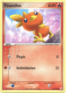 Carte Pokémon Poussifeu 83/110 Commune Fantômes Holon