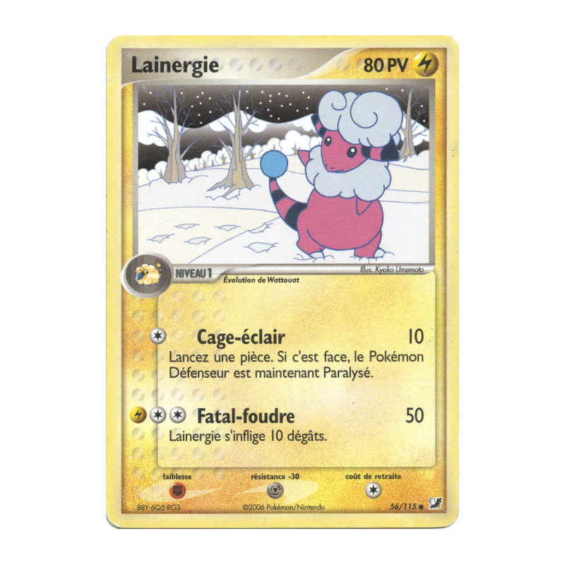 Carte Pokémon Lainergie 56/115 Commune Forces Cachées