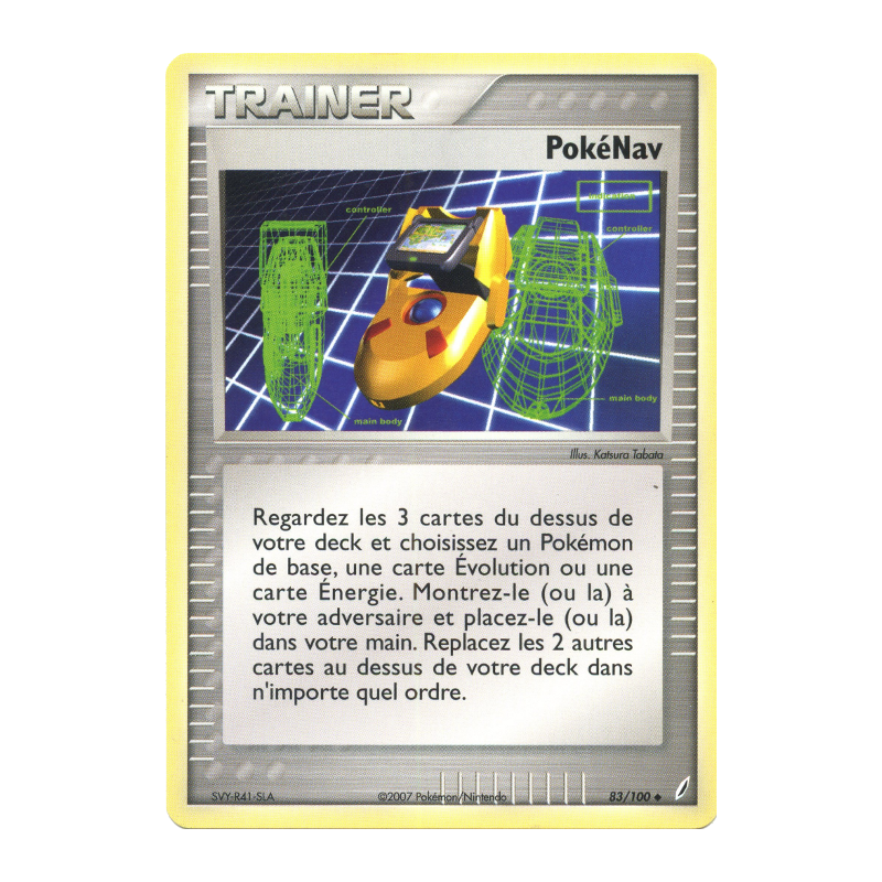Carte Pokémon PokéNav 83/100 Peu commune Gardiens de Cristal