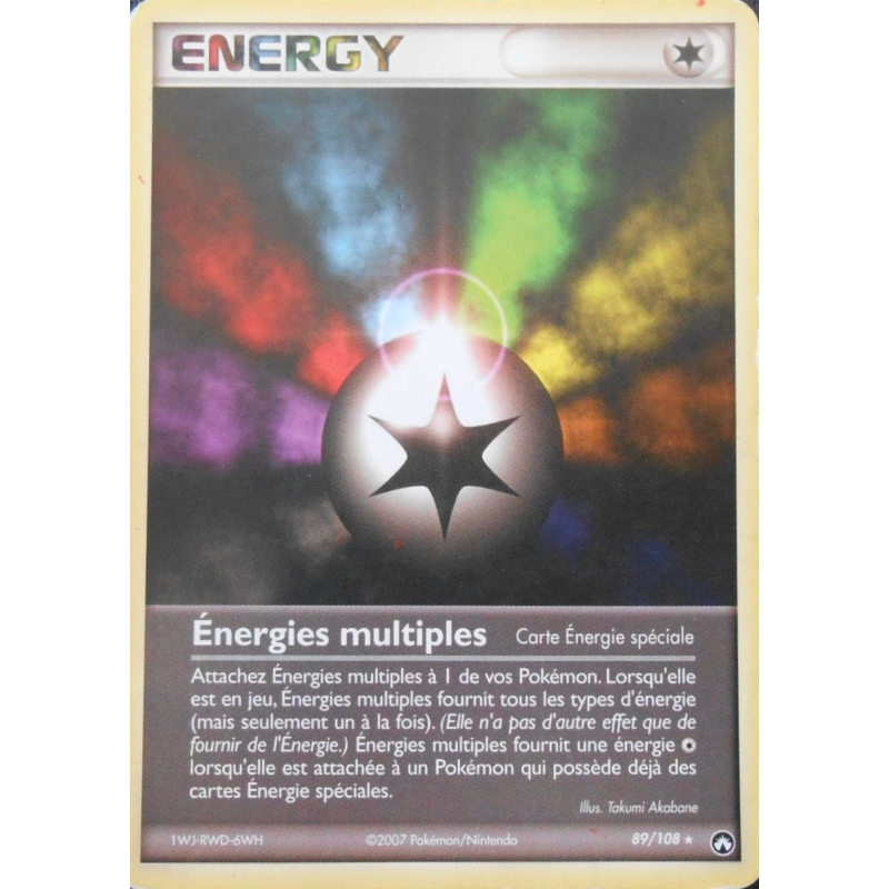 Carte Pokémon Énergies multiples 89/108 Rare Gardiens du Pouvoir