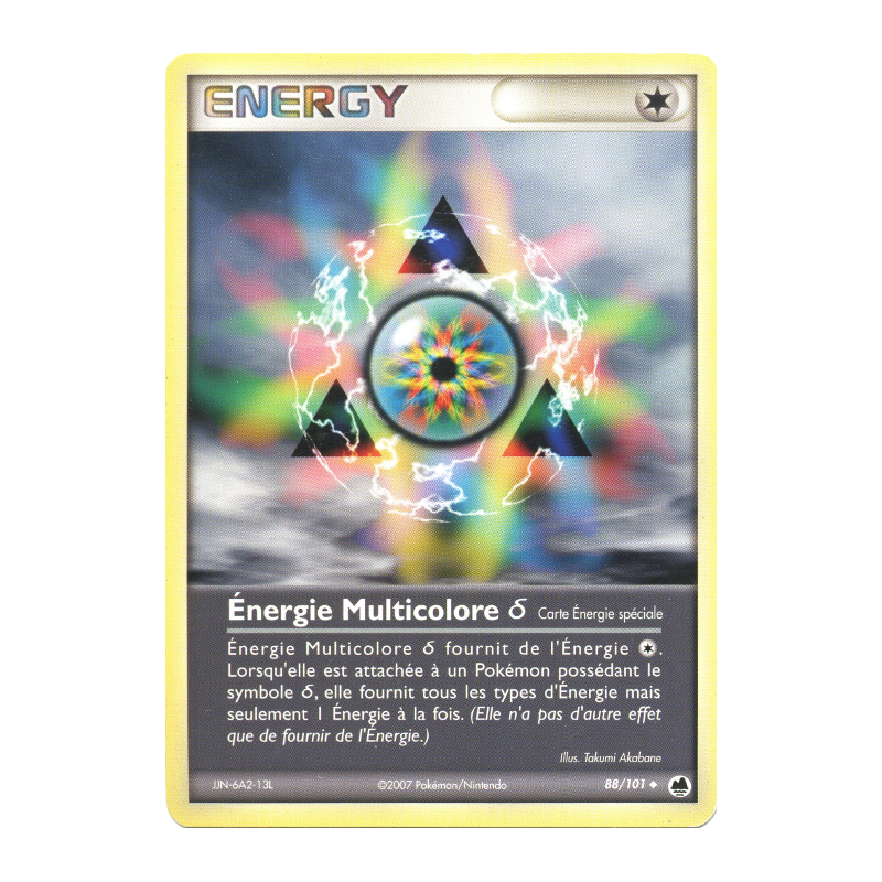 Carte Pokémon Énergie Multicolore δ 88/101 Peu commune Île des Dragons