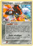 Carte Pokémon Coxyclaque δ 18/101 Rare Île des Dragons