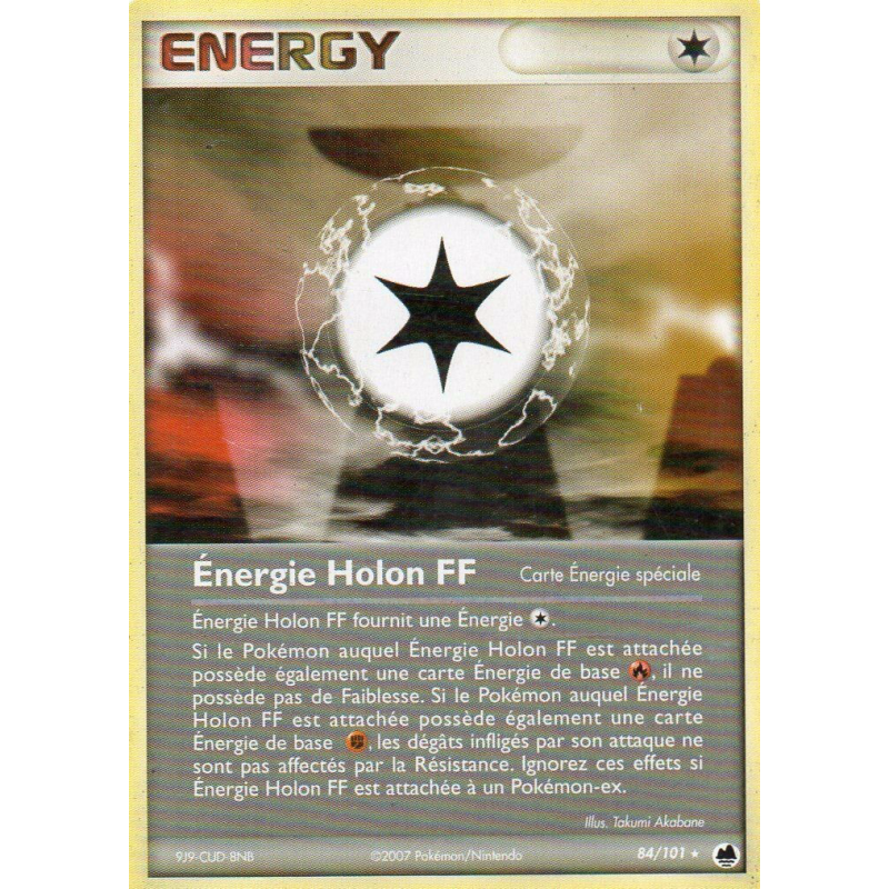 Carte Pokémon Énergie Holon FF 84/101 Rare Île des Dragons
