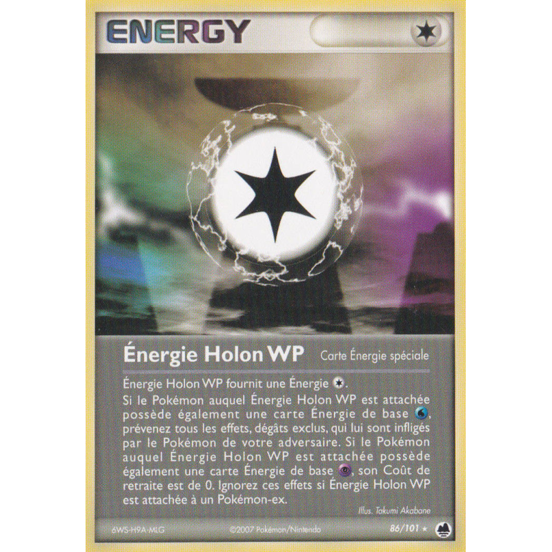 Carte Pokémon Énergie Holon WP 86/101 Rare Île des Dragons