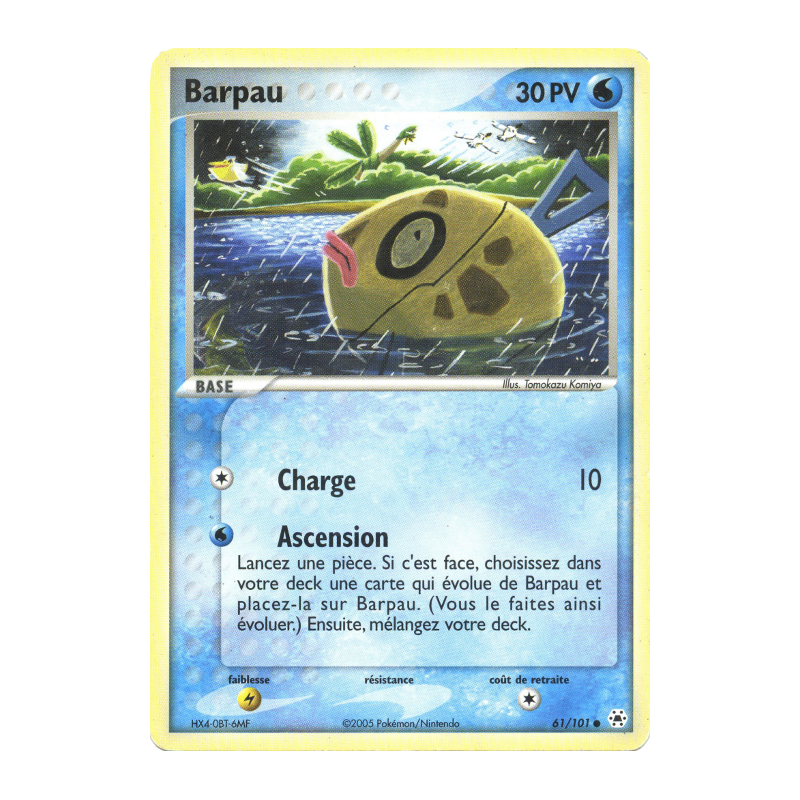 Carte Pokémon Barpau 61/101 Commune Légendes Oubliées