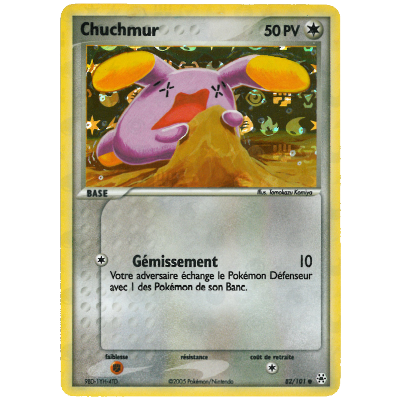 Carte Pokémon Chuchmur 82/101 Commune Légendes Oubliées