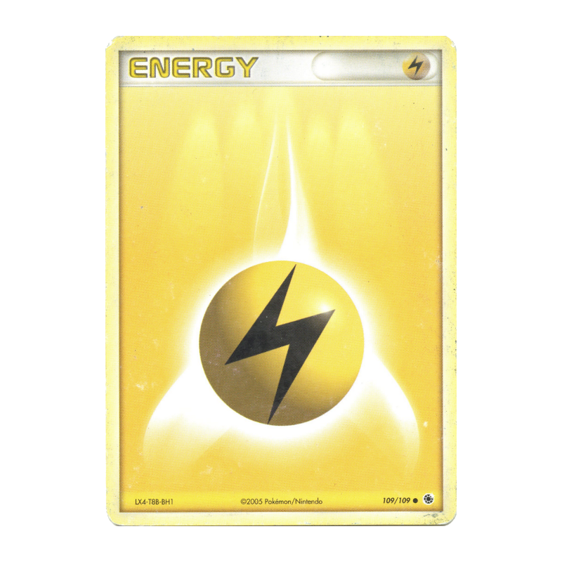 Carte Pokémon Énergie Électrique 109/109 Aucune Rubis & Saphir