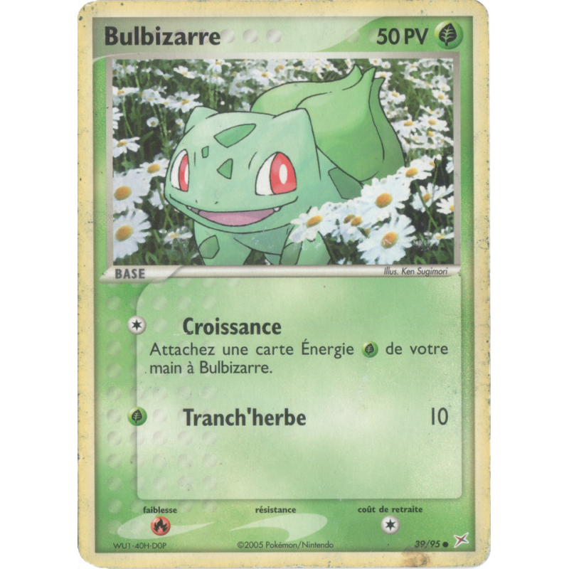 Carte Pokémon Bulbizarre 39/95 Commune Team Magma VS Team Aqua