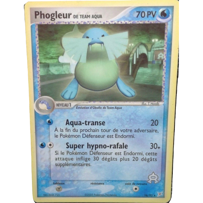 Carte Pokémon Phogleur de Team Aqua 16/95 Rare Team Magma VS Team Aqua