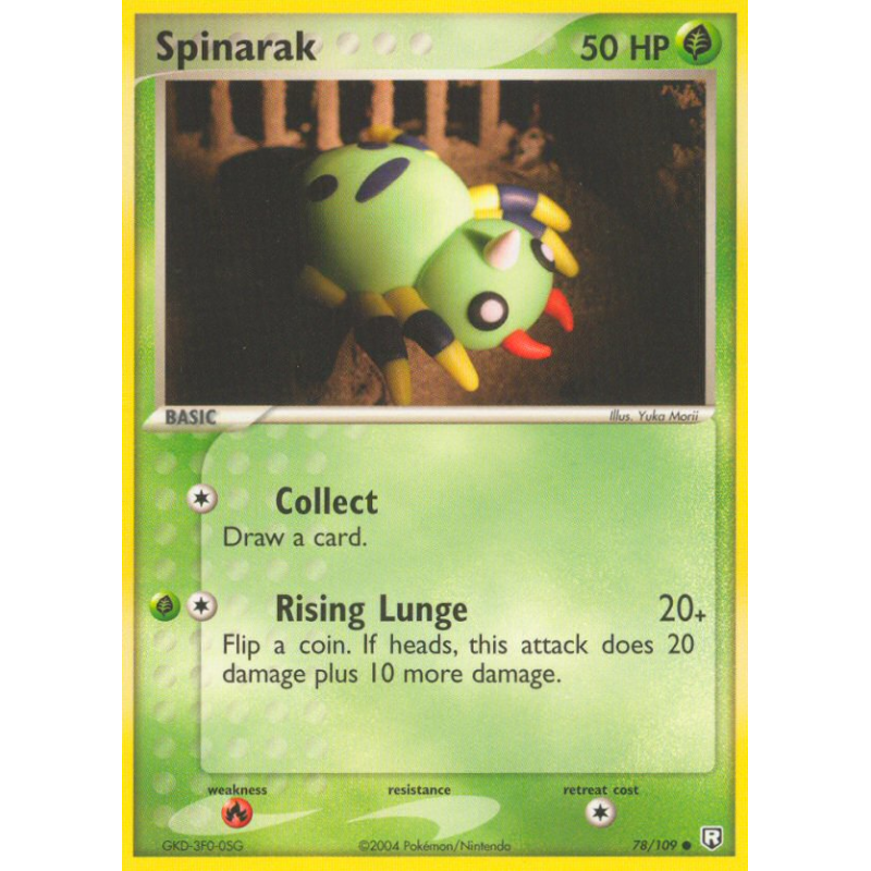 Carte Pokémon Spinarak 78/109 Commune Team Rocket Returns