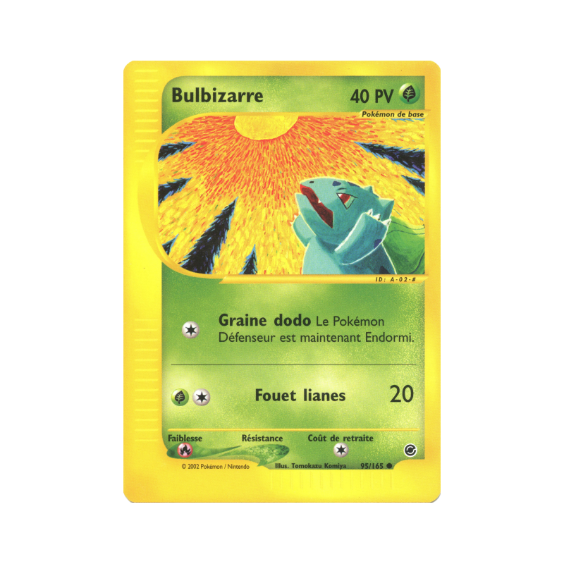Carte Pokémon Bulbizarre 95/165 Commune Expedition