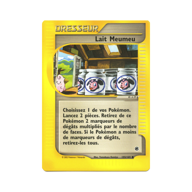 Carte Pokémon Lait Meumeu 155/165 Commune Expedition