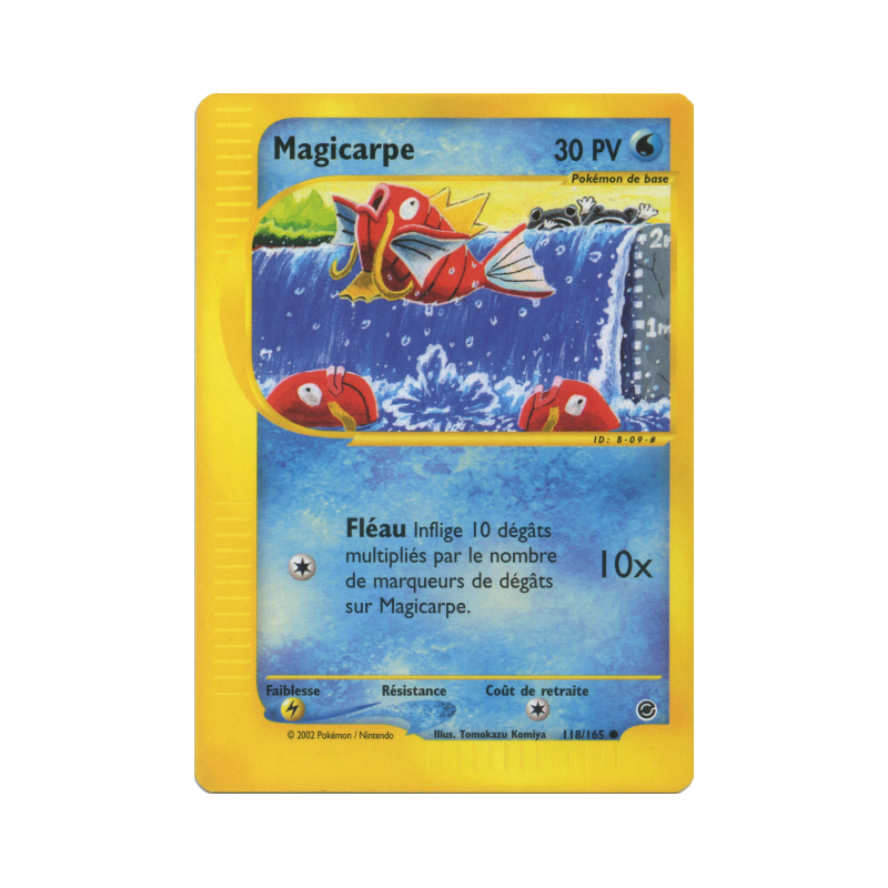 Carte Pokémon Magicarpe 118/165 Commune Expedition