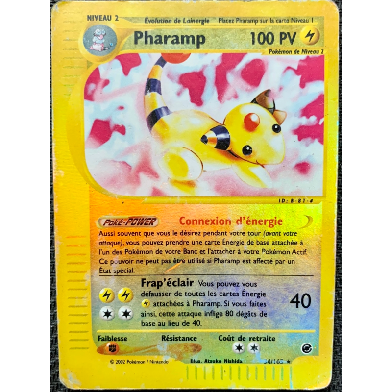 Carte Pokémon Pharamp 34/165 Rare Expedition