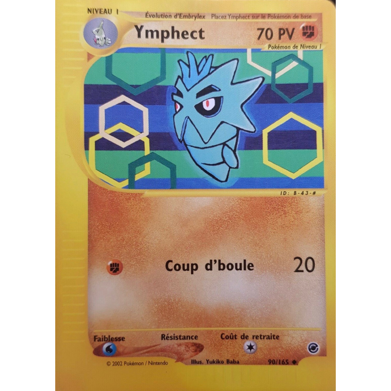 Carte Pokémon Ymphect 90/165 Peu commune Expedition