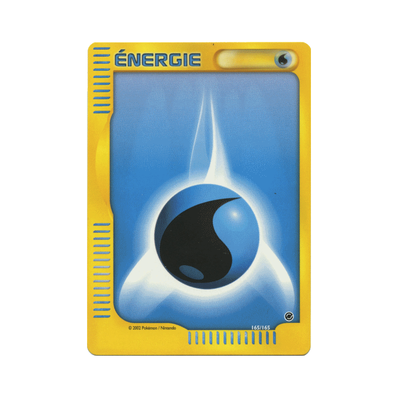 Carte Pokémon Énergie Eau 165/165 Aucune Expedition