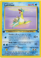 Carte Pokémon Lokhlass 25/62 Rare Fossile (JCC)