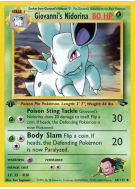 Carte Pokémon Giovanni's Nidorina 44/132 Peu commune Gym Challenge