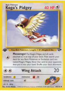 Carte Pokémon Koga's Pidgey 49/132 Peu commune Gym Challenge