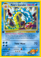 Carte Pokémon Misty's Gyarados 13/132 Holographique Gym Challenge