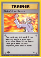 Carte Pokémon Blaine's Last Resort 105/132 Peu commune Gym Heroes