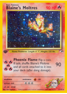 Carte Pokémon Blaine's Moltres 1/132 Holographique Gym Heroes
