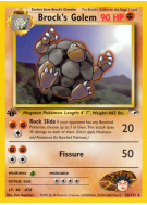 Carte Pokémon Brock's Golem 20/132 Rare Gym Heroes